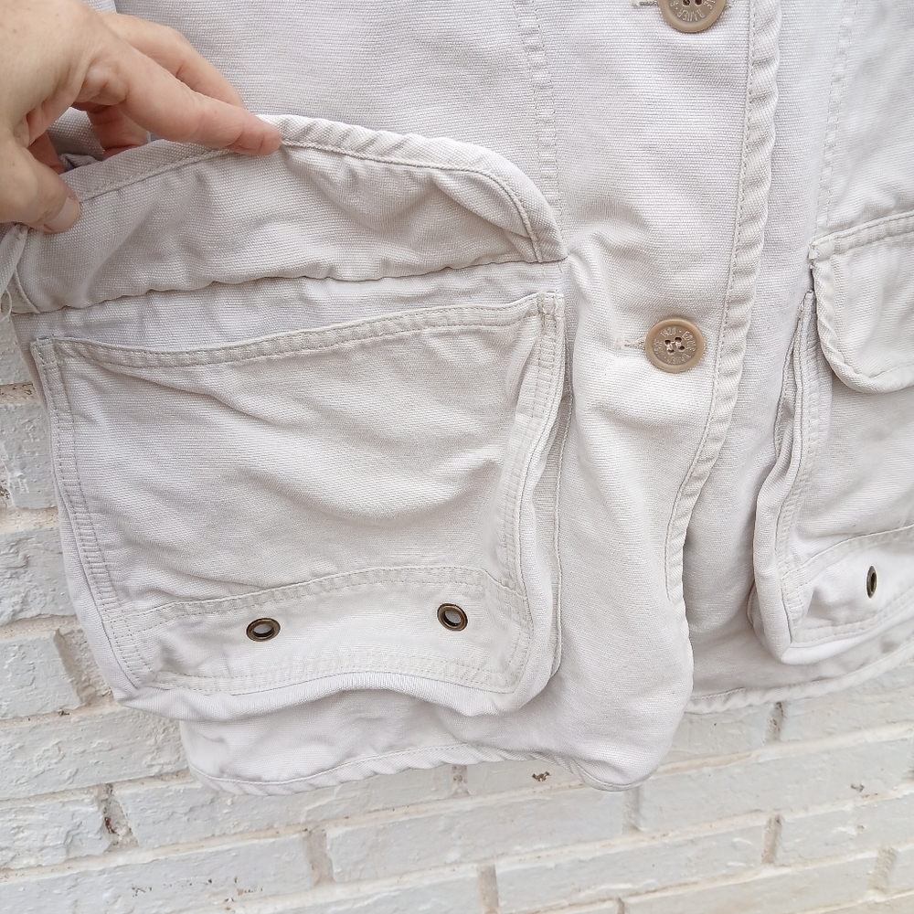 Vintage Eddie Bauer Barn Chore Canvas Cotton Jacket - Picture 6 of 9